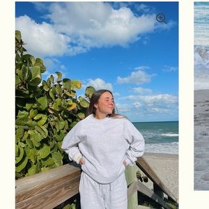 The Beach Club Classic Grey Sweatshirt